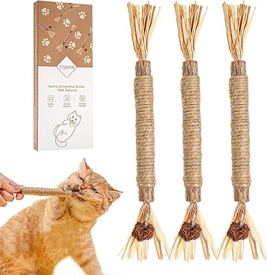 Bâtons à mâcher à la menthe pour chat, bâtonnets à mâcher à l'herbe