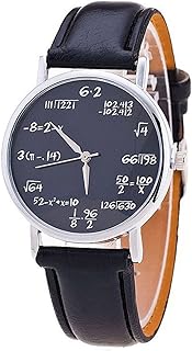 Montre-bracelet vavna pour femmes et hommes, montres à quartz en cuir avec formule