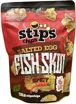 Stip's chips oeuf salé peau de poisson épicé 45g