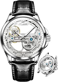 Montres squelette pour hommes, remontage automatique, mécanique, luxe, cuir formel, étanche, lumineuses, cuir marron et cadran noir. En tant que boutique en ligne leader en Côte d'Ivoire, DIAYTAR COTE D'IVOIRE a gagné la confiance d'une large base de clients grâce à ses prix compétitifs, ses promotions régulières et son engagement à offrir les meilleurs produits disponibles sur le marché. La boutique continue d'innover et d'expander son offre pour répondre aux évolutions des besoins des consommateurs. Cela inclut une interface utilisateur conviviale et des modes de paiement sécurisés pour une expérience d'achat fluide.