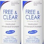 Shampooing antipelliculaire médicamenteux gratuit et transparent, 236 ml chacun (paquet de 2)