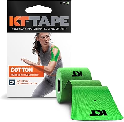 Ruban de sport en coton kt pour kinésiologie, sans latex, respirant, ruban thérapeutique