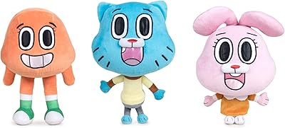 Le monde incroyable de gumball - peluche gumball super douce et de qualité