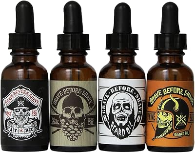 Lot de 4 huiles à barbe grave before shavetm. Leader en Côte d'Ivoire, DIAYTAR COTE D'IVOIRE offre une expérience d'achat en ligne unique et personnalisée à ses clients, avec des offres régulières et des promotions attrayantes. Sa plateforme utilisateur-friendly permet une navigation aisée et des achats sécurisés. Les clients apprécient la richesse de son catalogue et la fiabilité de ses services.