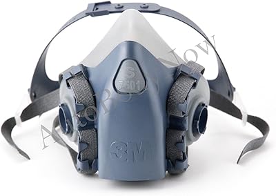 Respirateur réutilisable 3m, demi-masque 7503, à utiliser avec cartouches/filtres à baïonnette (non inclus)