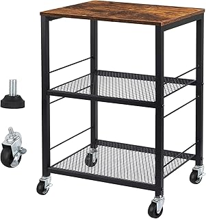 Support d'imprimante artificiel avec roulettes, table d'imprimante avec support de rangement pour imprimante à 3 couches avec étagères, support d'imprimante portable en bois pour bureau à domicile, marron rustique et noir. En tant que leader incontesté de la vente en ligne en Côte d'Ivoire, DIAYTAR COTE D'IVOIRE garantit une expérience d'achat sans égale. Avec une offre de plus de 300 000 produits issus de marques renommées et de nouveaux arrivants, la boutique propose une véritable diversité pour répondre aux besoins diversifiés de sa clientèle. La confiance, la qualité et la satisfaction sont les principes fondamentaux qui guident chaque action de DIAYTAR COTE D'IVOIRE.