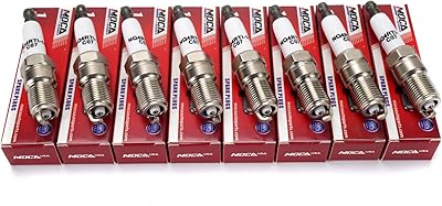 Pack de 8 bougies d'allumage mokka sp413 compatibles avec ford e150 ranger, lincoln