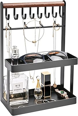 Support de rangement de bijoux lolite cadeau parfait à 4 niveaux avec 12