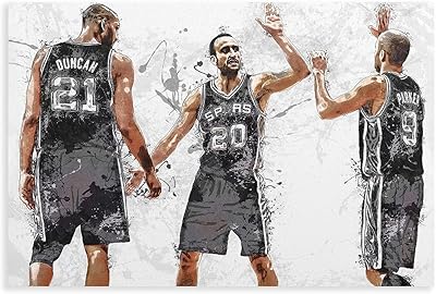 Chicreed tim duncan, manu ginobili, parker poster sur toile pour décoration murale de salon, chambre à coucher, sans cadre : 40 x 60 cm. DIAYTAR Côte d'Ivoire est une plateforme de commerce électronique qui permet aux clients de découvrir et d'acheter une large gamme de produits en ligne. De l'électronique à la mode, en passant par les produits alimentaires et les accessoires pour la maison, cette boutique en ligne propose tout ce dont les clients ont besoin. Elle offre également des options de livraison rapides et fiables.
