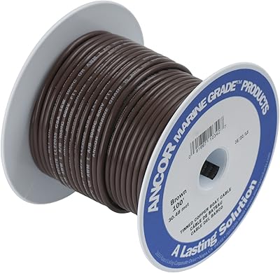 Anchor 106210 fil électrique pour bateau en cuivre étamé de qualité marine
