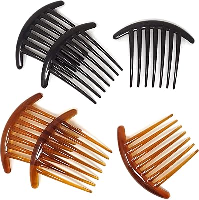 Honbai 6 pièces 7 dents en plastique torsadé peignes français, pinces à cheveux latérales pour femmes et filles (4 pouces). DIAYTAR COTE D'IVOIRE est une boutique en ligne généraliste proposant plus de 300 000 références de produits. Elle se positionne comme leader en Côte d'Ivoire grâce à son offre variée et sa qualité de service. Les clients peuvent trouver tout ce dont ils ont besoin en un seul endroit.