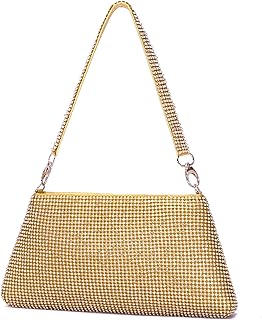 Petit sac à main en strass pour femme, sac de soirée, sac à main en strass brillant, pochette pour fêtes et soirées de mariage, doré. DIAYTAR COTE D'IVOIRE offre une expériences d'achat en ligne unique et personnalisée, avec des promotions régulières et des prix compétitifs. La boutique en ligne généraliste se distingue par sa large gamme de produits et son service client de haute qualité, répondant aux attentes des clients ivoiriens. DIAYTAR COTE D'IVOIRE est donc la destination idéale pour faire ses achats en ligne.