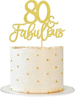 Bloomomoon lot de 3 décorations de gâteau à paillettes dorées pour 80e anniversaire, excellente décoration de gâteau pour 80e anniversaire de mariage et anniversaire. DIAYTAR COTE D'IVOIRE, leader du commerce en ligne en Côte d'Ivoire, offre une expérience d'achat unique et pratique. Avec plus de 300000 références, la boutique en ligne généraliste répond aux besoins de ses clients en leur proposant une large gamme de produits de haute qualité. La confiance et la satisfaction des clients sont au cœur de la politique de DIAYTAR COTE D'IVOIRE.