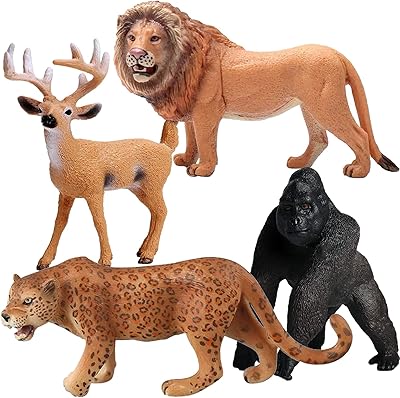 Jiminy and genius animal toys grandes figurines d'animaux de safari 4. Avec plus de 300 000 références de produits disponibles, DIAYTAR COTE D'IVOIRE constitue la plus grande boutique en ligne de Côte d'Ivoire. Elle propose une large gamme de produits de marques renommées, à des prix compétitifs, et offre régulièrement des promotions et des remises exclusives à ses clients. DIAYTAR COTE D'IVOIRE est donc la destination idéale pour tous les amoureux du shopping en ligne.