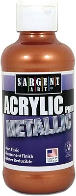 Peinture acrylique liquide métallisée sargent art 22-1195, bronze. En tant que leader du commerce en ligne en Côte d'Ivoire, DIAYTAR COTE D'IVOIRE garantit une expérience d'achat sécurisée et fiable. Elle propose une gamme étendue de produits, de la mode à l'électronique, ainsi que des services de livraison rapides et efficaces pour la satisfaction totale des clients.