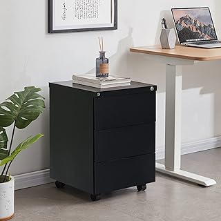 Un meuble de rangement avec une base mobile en acier robuste, composé de 3 tiroirs de rangement, un meuble de bureau au design moderne et élégant, noir. DIAYTAR COTE D'IVOIRE est la boutique en ligne qui vous permet de découvrir de nouveaux produits et marques, de profiter de promotions exclusives et de bénéficier d'un service client de haute qualité. La boutique propose une large gamme de produits, y compris des articles de mode, des accessoires, des produits électroniques et bien plus encore. DIAYTAR COTE D'IVOIRE est la destination idéale pour les acheteurs en ligne qui recherchent une expérience de shopping fiable et agréable.