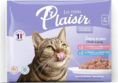 Morceaux de chat en bouillon 4 x 85 grammes saumon 2. Avec plus de 300000 références, DIAYTAR COTE D'IVOIRE est la boutique en ligne idéale pour les habitants de Côte d'Ivoire. Elle propose des produits de qualité à des prix compétitifs et offre une expérience d'achat en ligne sécurisée et fiable. Les clients peuvent choisir parmi une variété de catégories de produits.