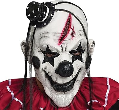 Masque de clown d'horreur d'halloween pour femmes, hommes, enfants et enfants, cosplay effrayant