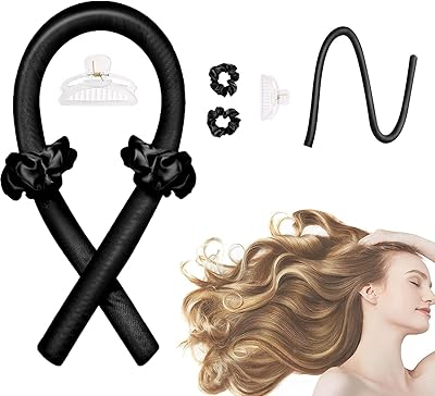 Wawasia rouleaux à friser sans chaleur pour boucles longues, dormir toute la nuit, bigoudis en caoutchouc souple, fer à friser et tiges flexibles pour cheveux naturels (noir). DIAYTAR COTE D'IVOIRE est une boutique en ligne généraliste qui propose une expérience d'achat en ligne unique et sécurisée. Notre sélection de produits s'étend de l'électronique à la mode, en passant par les produits pour la maison et les accessoires, le tout à des prix compétitifs. Chez DIAYTAR COTE D'IVOIRE, nous sommes déterminés à offrir à nos clients la meilleure expérience d'achat en ligne possible.