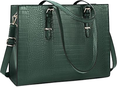 Sac pour ordinateur portable pour femme, taille 15,6 pouces, élégant sac d'ordinateur