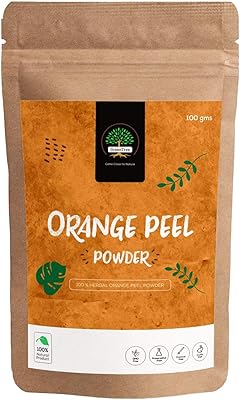 Poudre d'écorce d'orange à base de plantes green tree pour les soins