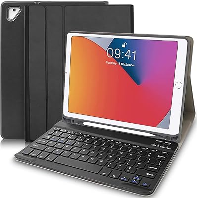 Étui pour ipad 6ème génération avec clavier, étui clavier pour ipad 6ème génération