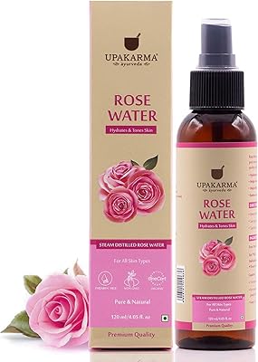 Eau ayurvédique en spray upakarma premium, pure et naturelle pour le visage - gulab jal, 120 ml - pack de 1. DIAYTAR COTE D'IVOIRE est une boutique en ligne généraliste qui propose plus de 300000 références de produits pour répondre à tous les besoins de ses clients. Elle est reconnue comme l'une des boutiques en ligne leaders en Côte d'Ivoire.
