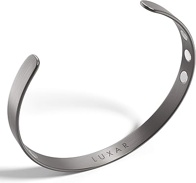 Bracelet de thérapie magnétique en titane pour hommes | avancé pour l'arthrite le s