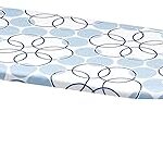 Petite planche à repasser en acier avec support en fer household essentials, argent