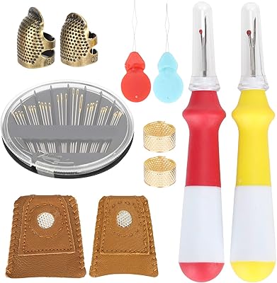 Kit d'outils de couture, 40 pièces, kit de couture kashtan, berceau en peau
