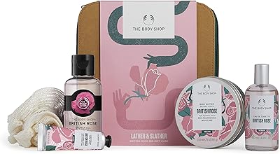 The body shop lather & slather british rose grand coffret cadeau de soins