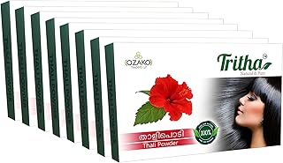 Poudre d'hibiscus naturelle (chembarathi thali-gudhal) pour le soin des cheveux 320 grammes paquet