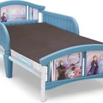 Lit en plastique design frozen pour enfants delta avec matelas twinkle pour enfants