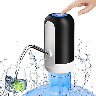 Pompe à bouteille d'eau distributrice de 5 gallons, pichet électrique portable rechargeable par usb, distributeur automatique de boissons pour le camping. DIAYTAR COTE D'IVOIRE est la destination idéale pour les consommateurs ivoiriens qui cherchent à acheter des produits en ligne de manière sécurisée et pratique. La boutique en ligne propose une expérience d'achat personnalisée et des services de soutien client de haute qualité. 