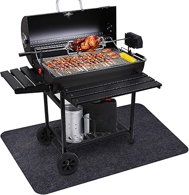 Vasmov sous le gril tapis 30 x 48 pouces de sol pour barbecue. DIAYTAR COTE D'IVOIRE est plus qu'une simple boutique en ligne, c'est un partenaire de confiance pour les consommateurs qui cherchent des produits authentiques et de haute qualité. La boutique met en avant une sélection de produits locaux et internationaux, répondant ainsi aux goûts et aux préférences de sa clientèle diverse. Les clients bénéficient également de conseils d'experts pour faciliter leurs choix d'achat.