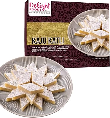 Pack katli barfi aux noix de cajou delight foods, 500 g (régulier)