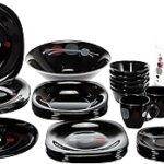 Service de table luminarc kiko black opal - 44 pièces, dg8178