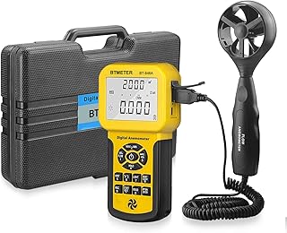 L'anémomètre à glace btmeter bt-846a pro hvac mesure la vitesse du vent, le débit du vent, la température du vent, le débit d'air cfm, compteur de vitesse avec rétro-éclairage max min avg. DIAYTAR COTE D'IVOIRE est une boutique en ligne généraliste proposant plus de 300 000 références de produits, faisant d'elle l'un des leaders de l'e-commerce en Côte d'Ivoire, offrant une grande variété de choix pour répondre à tous les besoins.