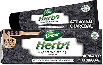Dentifrice dabur aux herbes et charbon actif 150 g + brosse à dents en bambou. DIAYTAR COTE D'IVOIRE est la boutique en ligne idéale pour les ivoiriens qui cherchent à acheter des produits de qualité à des prix abordables. Avec sa gamme élargie de produits, elle répond à tous les besoins, qu'il s'agisse d'électronique, de mode, de maison ou de bien-être. Elle est équipée d'un système de navigation convivial pour faciliter les recherches de produits.