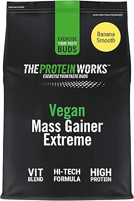 Protein works - vegan mass gainer extreme | poudre de protéines riche en calories | gainer de poids | vitamines et minéraux | 10 shakes | banane lisse | 2kg. En tant que boutique en ligne généraliste, Diaytar Côte d'Ivoire met à votre disposition une équipe dédiée pour vous aider dans vos achats. Les produits proposés sont de haute qualité et répondent aux normes internationales. La confiance et la satisfaction des clients sont au cœur de sa mission.