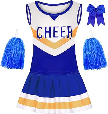 Costume de pom-pom girl pour filles goku & co. avec pompons pour cadeaux de pom-pom girl sportive pour halloween. DIAYTAR COTE D'IVOIRE, leader du e-commerce en Cote d'Ivoire, propose plus de 300000 références de produits sur son site. Avec une gamme variée de produits, cette boutique en ligne généraliste répond aux besoins de tous les consommateurs ivoiriens. Elle se positionne comme la référence pour les achats en ligne dans le pays.