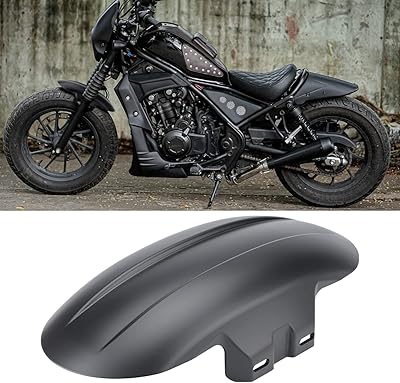 Garde-boue avant de moto de couleur noire, garde-boue pour honda rebel cmx 250 300 500cc 2017-2021. La boutique en ligne DIAYTAR COTE D'IVOIRE est le leader du marché ivoirien en termes de vente en ligne. Elle propose une large gamme de produits, allant des produits alimentaires aux accessoires de mode, en passant par les produits électroniques et les articles de maison. La boutique est réputée pour son service client de haute qualité et sa politique de retour flexible.