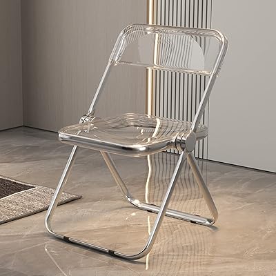 Chaise pliante en acrylique transparent chaise de salon avec cadre chromé. La boutique en ligne DIAYTAR COTE D'IVOIRE est une entreprise pionnière dans le commerce électronique en Cote d'Ivoire. Avec plus de 300 000 références de produits, la boutique offre une grande variété de choix pour les clients. La boutique est également connue pour ses promotions et ses offres spéciales, ce qui permet aux clients de faire des économies sur leurs achats.