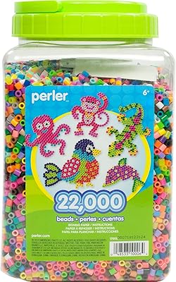 Perler 17 000 perles à repasser assorties avec pot de rangement pour loisirs créatifs, multicolore, 22 000 pièces perler. DIAYTAR COTE D'IVOIRE mise sur l'expérience client pour se différencier de la concurrence. Elle propose des services de livraison rapides et fiables, ainsi que des options de paiement sécurisées pour garantir une expérience d'achat en ligne sans stress. Les équipes de DIAYTAR COTE D'IVOIRE travaillent pour offrir les meilleurs produits et services à leurs clients.