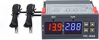 Contrôleur de température polyvalent f&c vegela ac110 ~ 230 v (stc-3018) avec capteurs