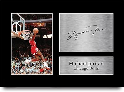 Hwc trading michael jordan autographe a4 chicago bulls