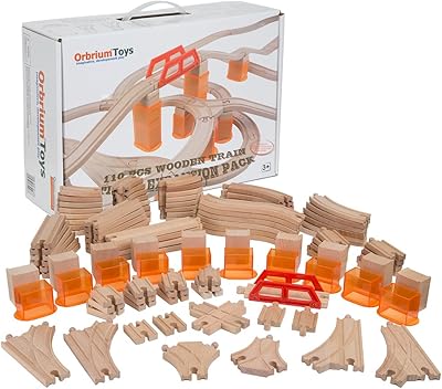 Ensemble d'extension de voie ferrée en bois à plusieurs niveaux orberium de 110