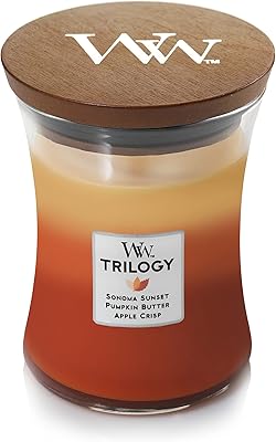 Bougie triple sablier moyenne confort d'automne à mèche en bois, 9,6 oz. DIAYTAR COTE D'IVOIRE est une boutique en ligne généraliste qui propose plus de 300 000 références de produits, faisant d'elle la boutique leader en Côte d'Ivoire. Avec une telle offre, les clients peuvent trouver tout ce dont ils ont besoin en un seul endroit. La boutique en ligne est conçue pour offrir une expérience d'achat pratique et sécurisée.