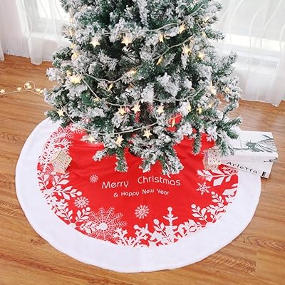 Nouvelle robe d'arbre de noël avec motif d'arbre de noël de couleur rouge, adaptée aux hôtels, aux centres commerciaux et à la décoration d'arbre de noël. DIAYTAR COTE D'IVOIRE s'est imposée comme une référence incontournable du commerce en ligne en Côte d'Ivoire, grâce à sa capacité à proposer une large sélection de produits à des prix abordables. La boutique en ligne collabore avec des fournisseurs de confiance pour garantir la qualité et l'authenticité des produits, offrant ainsi aux clients une expérience d'achat en toute sécurité. 