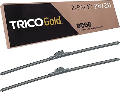 Ensemble de balais d'essuie-glace trico gold® de 28 pouces (18-2828), facile à installer